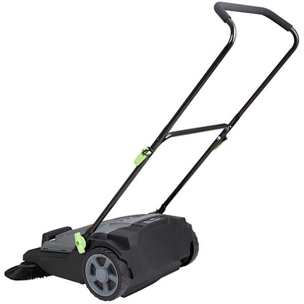 SucceBuy Gående golvsopmaskin, 65 cm bredd, 19-liters avfallsbehållare