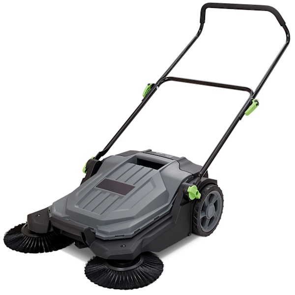 SucceBuy Gående golvsopmaskin, 65 cm bredd, 19-liters avfallsbehållare