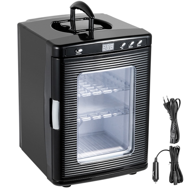 SucceBuy Inkubator för reptiler 25L digital ägginkubator 2-60°C svart