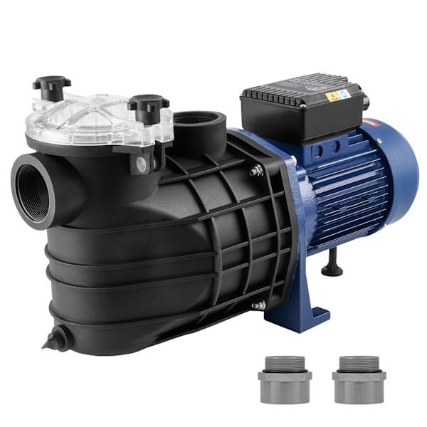 SucceBuy Poolpump för ovanjordspooler, enkel hastighet, 2,5 HP, 120 GPM, 2850 RPM, UL