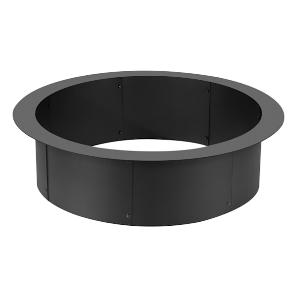 SucceBuy Rund Eldstad Ring 36 Tum Yttre Stål DIY Liner Eldstad