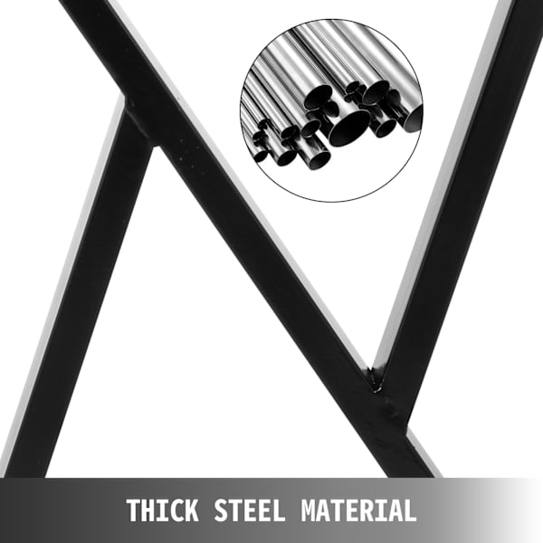 SucceBuy Metallbordsben Matbordsben 28\" Höjd 20\" Bredd Skrivbordsbänksben Set om 2