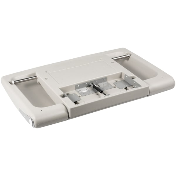 SucceBuy Skötbord Väggmonterat Babyskötbord Kommersiellt Grått