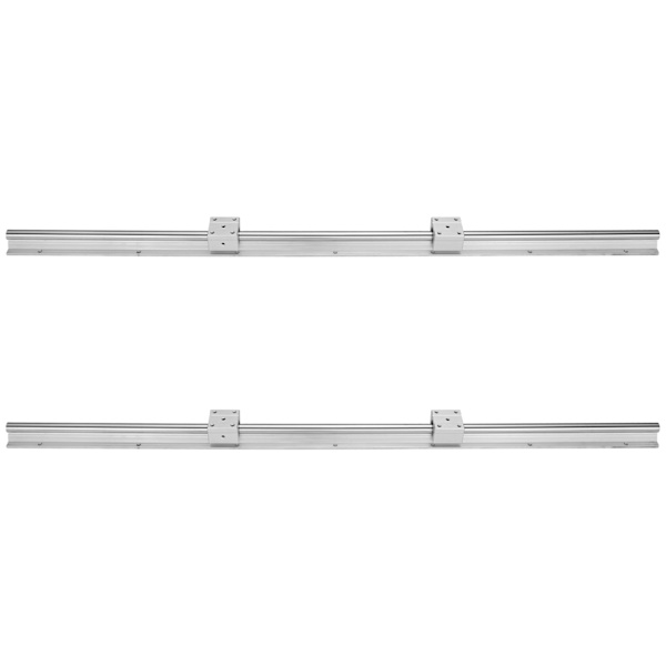 SucceBuy SBR16 Linjär Guide Skenset, 1000mm, med 4 SBR16UU Lagerblock