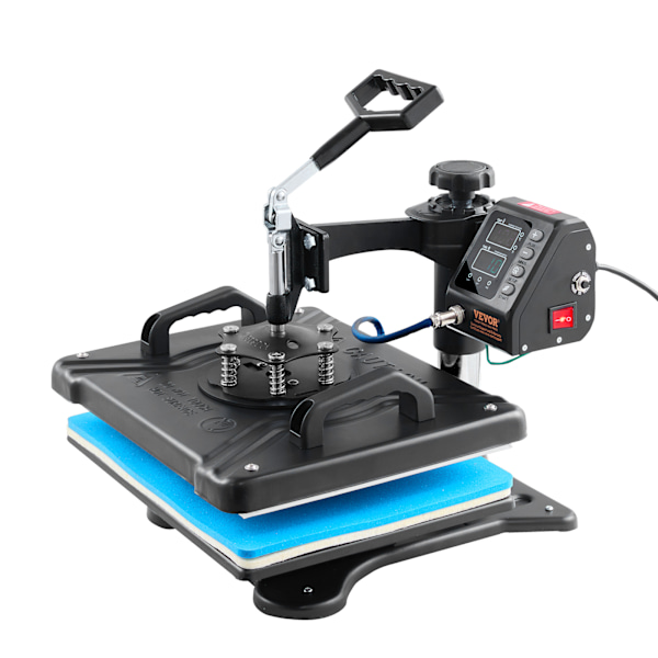 SucceBuy Värmepress 12x15 | 10-i-1 Sublimeringsmaskin | Svart | För Pennor, Muggar