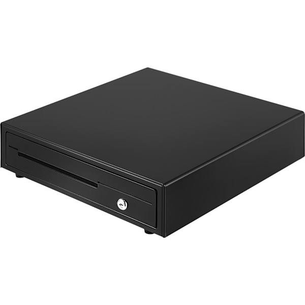 SucceBuy 16\" Kassalåda POS-system med 3 upplåsningsmetoder, RJ11/RJ12