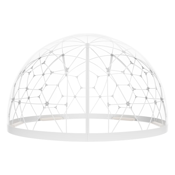 SucceBuy 12FT Dome Bubble Tält Utomhusskydd med Transparent Fönster