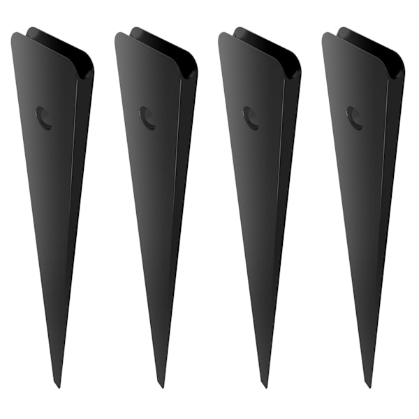 SucceBuy Trappräcke Metallspjälor 51-pack 75 cm x 2,5 cm Aluminiumspindlar med Skruvar