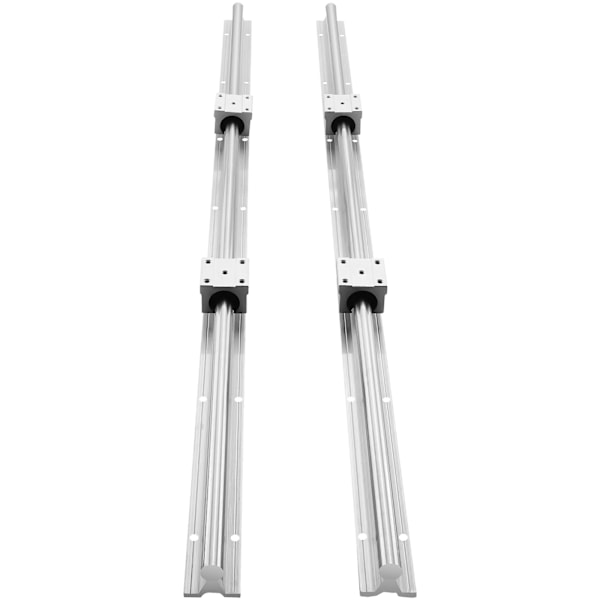 SucceBuy SBR16 Linjär Guide Skenset, 1000mm, med 4 SBR16UU Lagerblock