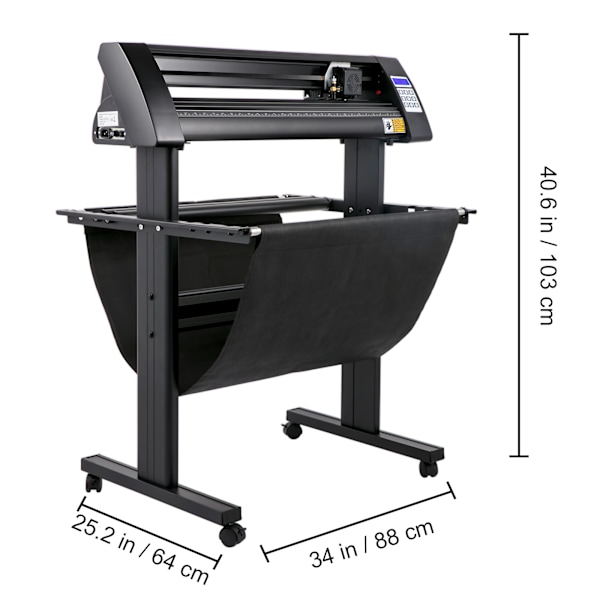 SucceBuy 720mm Vinylskärare, LED-guide, SignMaster-kompatibel plotter, etikettskrivare