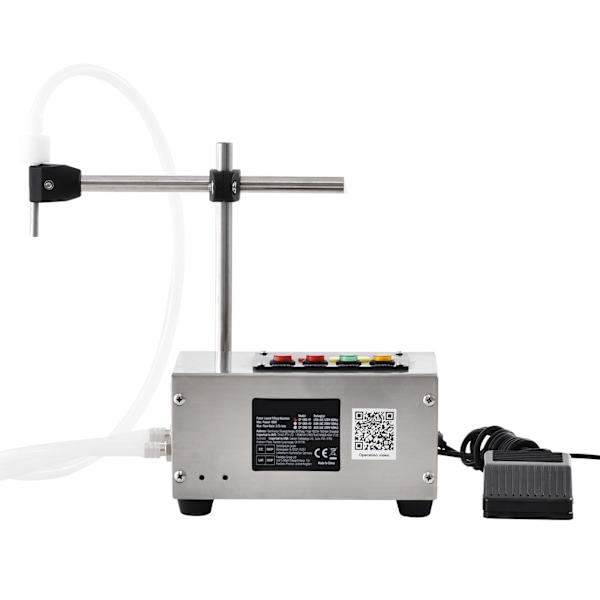 SucceBuy Automatisk Vätskepåfyllningsmaskin Digital Kontroll Flaskfyllare 10-4000ml