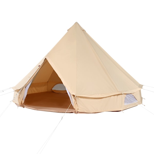 SucceBuy 4m/13.12ft Canvas Bell Tält, 4-Säsongs Yurt med Kaminhål
