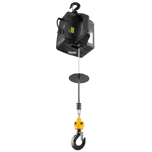 SucceBuy 2-i-1 Portabel Elektrisk Lyftvinsch, 499 kg med Trådlös Fjärrkontroll