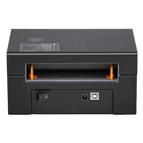 SucceBuy 300DPI termisk etikettskrivare, 4x6 USB/Bluetooth, för Amazon, eBay, Etsy svart