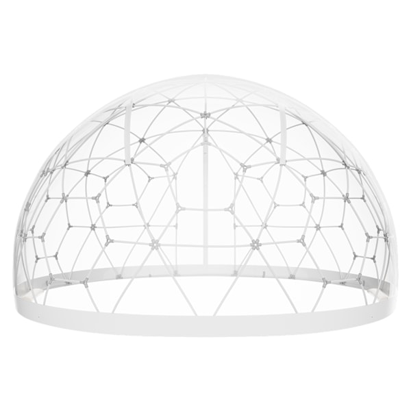SucceBuy 12FT Dome Bubble Tält Utomhusskydd med Transparent Fönster
