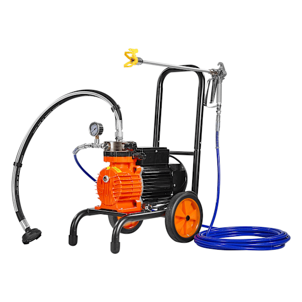 SucceBuy Vagn Airless Färgspruta 900W 1800 psi Membran Färgspruta Airless för Hemmabruk