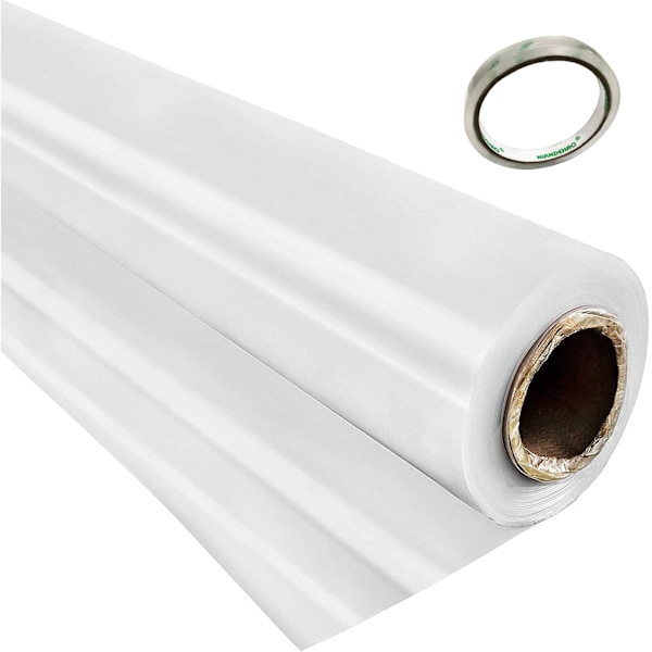 SucceBuy Växthusfilm 3 x 7,6 m, Polyetenplast för växthus