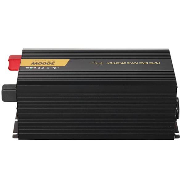 SucceBuy 3000W Ren Sinusvåg Inverter DC 24V till AC 230V, LCD-Display