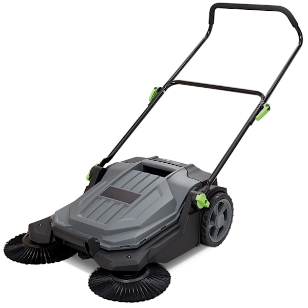 SucceBuy Gående golvsopmaskin, 65 cm bredd, 19-liters avfallsbehållare
