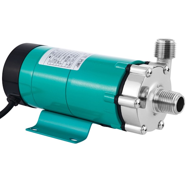 SucceBuy Magnetic Brewing Beer Pump, 1/2 tum MPT, matklassat rostfritt stålhuvud grön