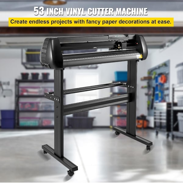 SucceBuy 34\" Vinylskärare/Plotter, Skyltmaskin, 3 Blad, LCD-Skärm