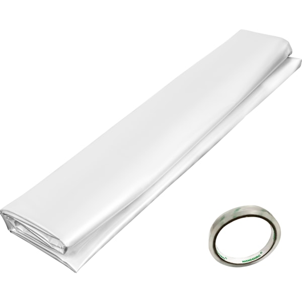 SucceBuy Växthusfilm 3 x 7,6 m, Polyetenplast för växthus
