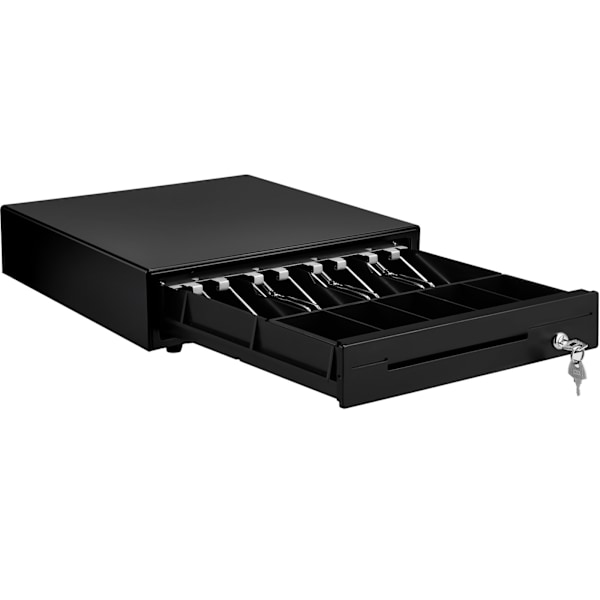 SucceBuy 13\" Kassalåda för POS-system, 3 upplåsningsmetoder, RJ11/RJ12