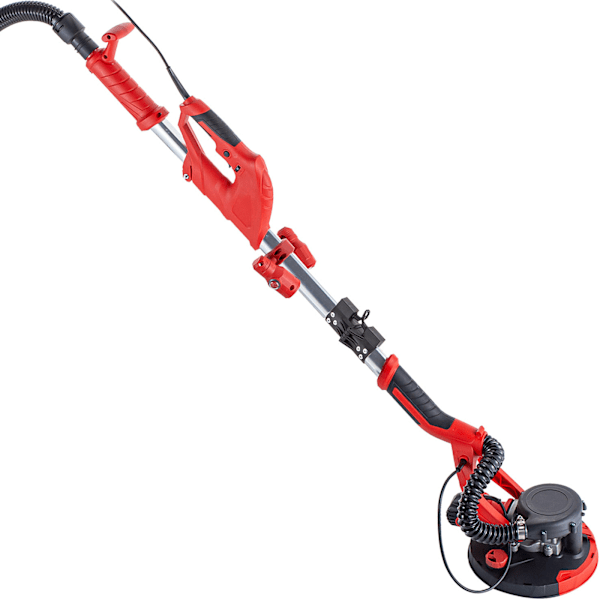 SucceBuy Elektrisk Väggslipmaskin 850W Vikbar LED-belysning Dammsugarpåse