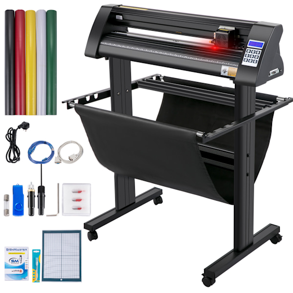 SucceBuy 720mm Vinylskärare, LED-guide, SignMaster-kompatibel plotter, etikettskrivare