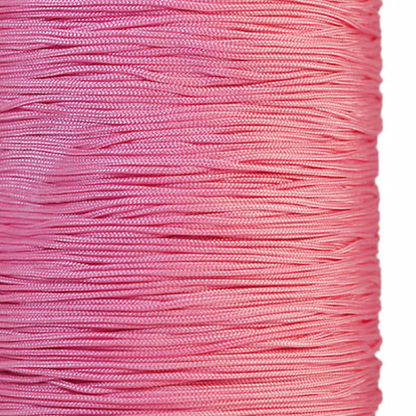 Kinesisk knyttråd av polyester, 1mm, rosa, 10m rosa