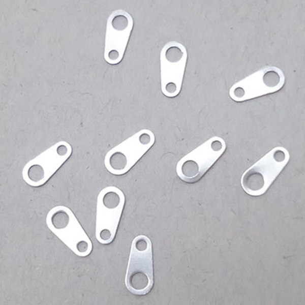 Motdelar för lås, rostfritt kirurgiskt stål, 6x3mm, 20/100st silver 100