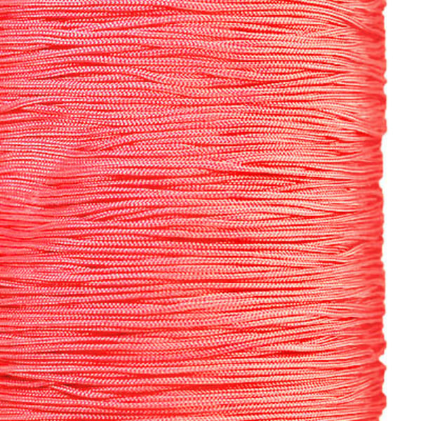 Kinesisk knyttråd av polyester, 1mm, korallrosa, 10m rosa