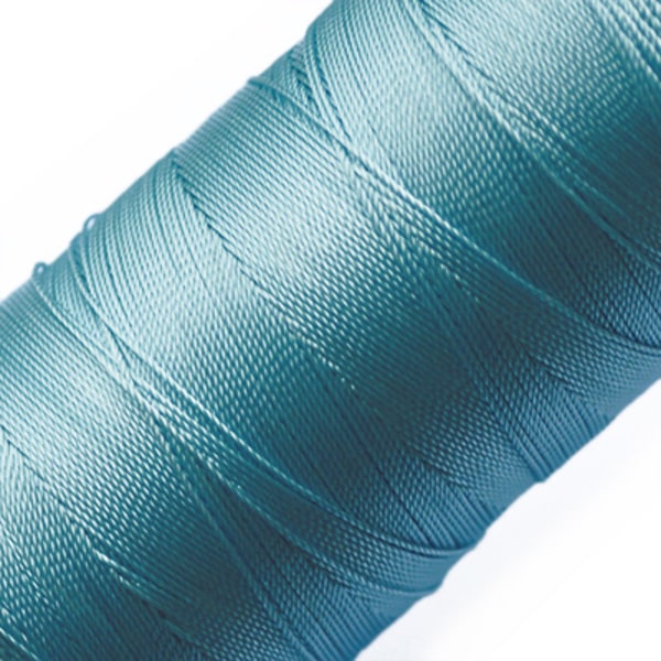 Knyt- och sytråd av nylon, 0.5mm, turkosblå turkos 10