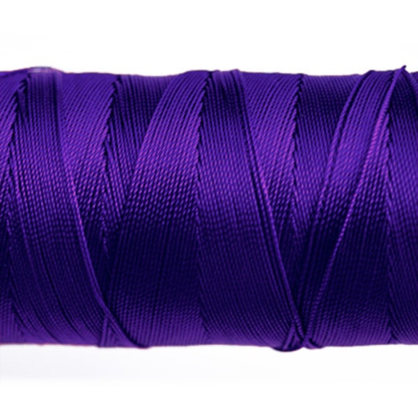 Knyt- och sytråd av nylon, 0.8mm, lila, 10m blå