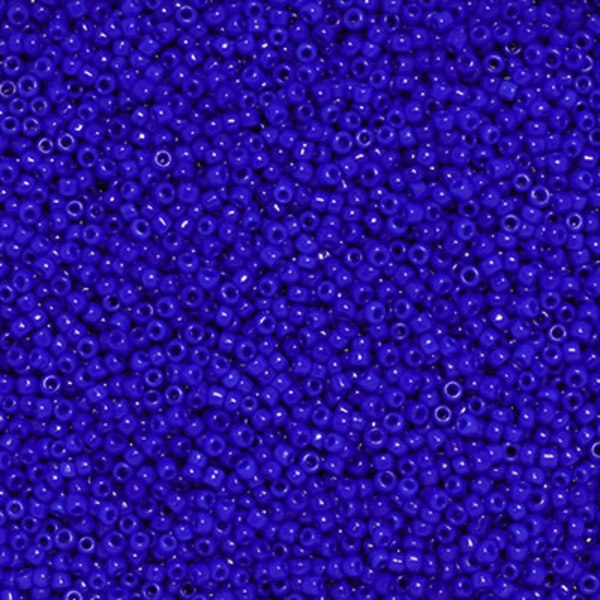 Seed beads, ca 2mm, mörkblåa, 20g blå