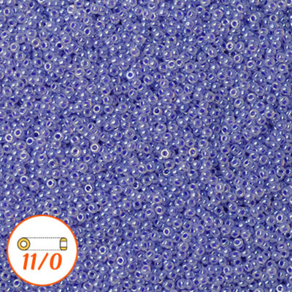 Miyuki seed beads 11/0, I-D lilac ceylon, 10g lila