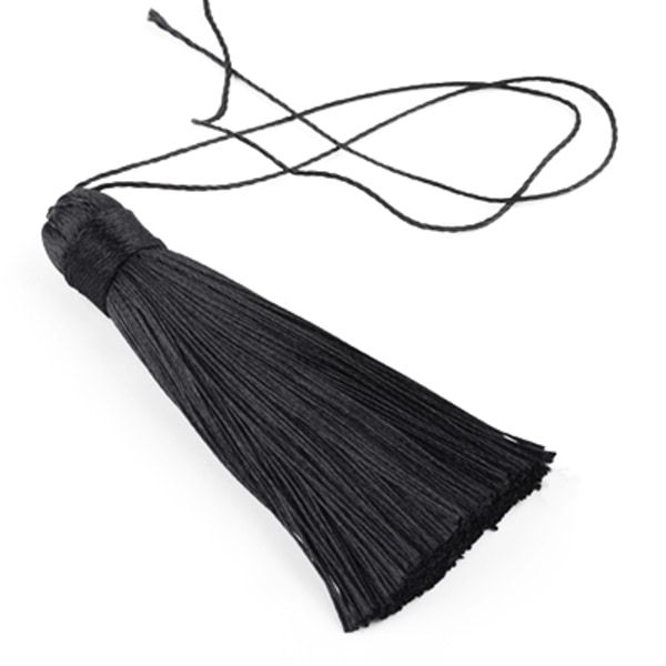 Tassels av polyester, ca 8cm, svarta, 2st svart