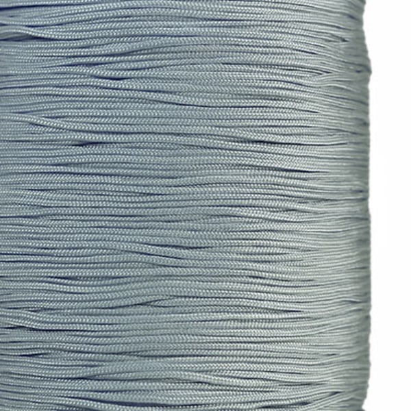 Kinesisk knyttråd av nylon, 0.8mm, grå, 10m grå