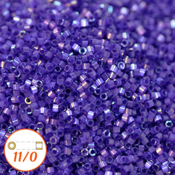 Miyuki Delica 11/0, I-D purple silk glazed, 5g lila