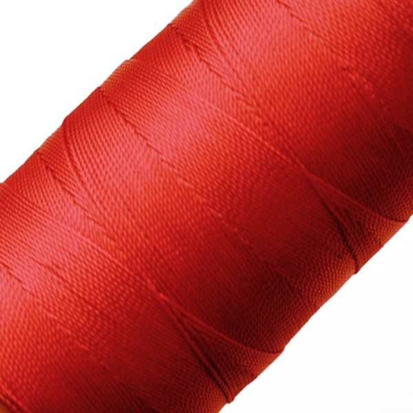 Knyt- och sytråd av nylon, 0.5mm, röd, 10m röd