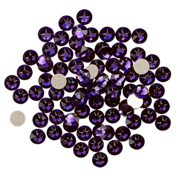 Swarovski flat back strass, 3-3.2mm, purple velvet, 20-pack lila