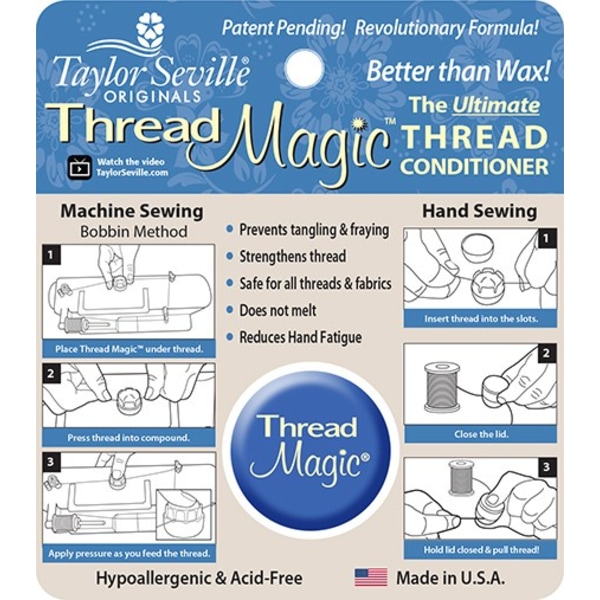 Thread Magic - syntetiskt trådvax i en smart ask