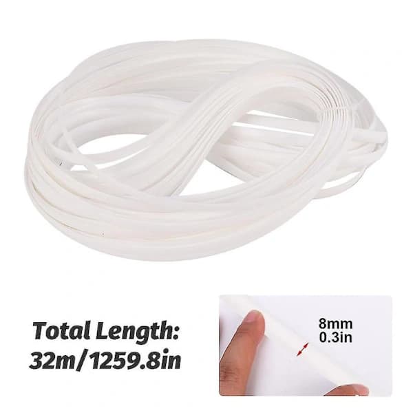 32m Utemöbler Reparation Hög Hållfasthet Plast Rotting Korg Kit Platt Bärbar Ny Beige Beige