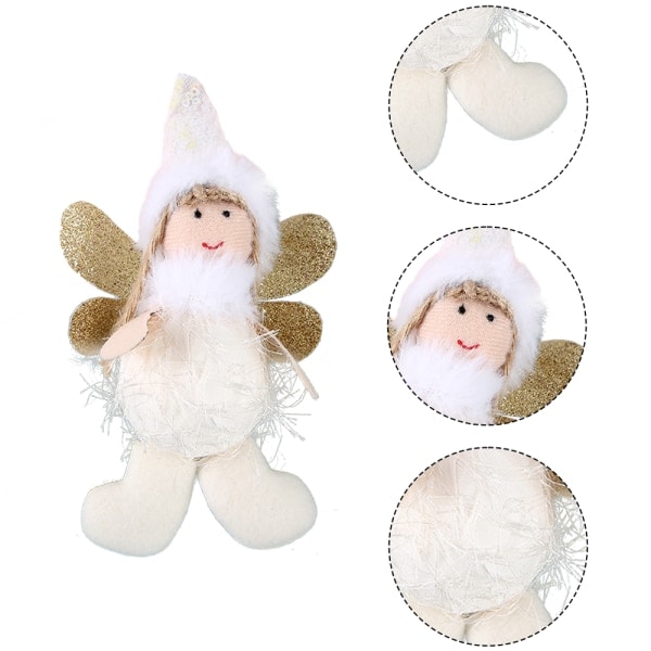 IC Juldocka Xmas Plysch Engelberlock Juletre sjarmleke style 1