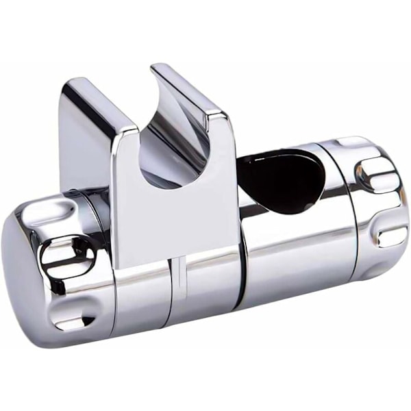 Utbytbar Handhållen Duschhållare, Duschmunstyckeshållare, Justerbar Duschklämma för Badrum Passar 25MM Duschstång, 19-22MM Duschmunstycke, ABS Krompläterad