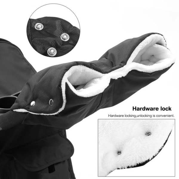 IC Barnvagnsvärmare för händer, barnvagnsmuff med varm flanell, hand