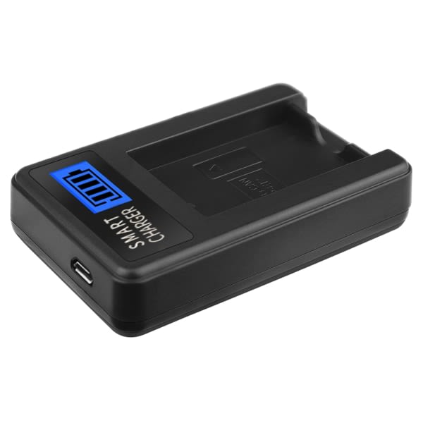 Bærbar LP-E12 LP E12 LCD USB-batterilader for Canon EOS M, EOS Rebel SL1, EOS 100D Hold strøm