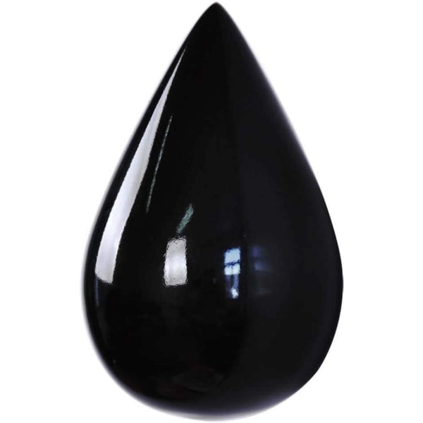 Set med 2 Creative Water Drop-klädkrokar, 7,5*4,8 cm, svart