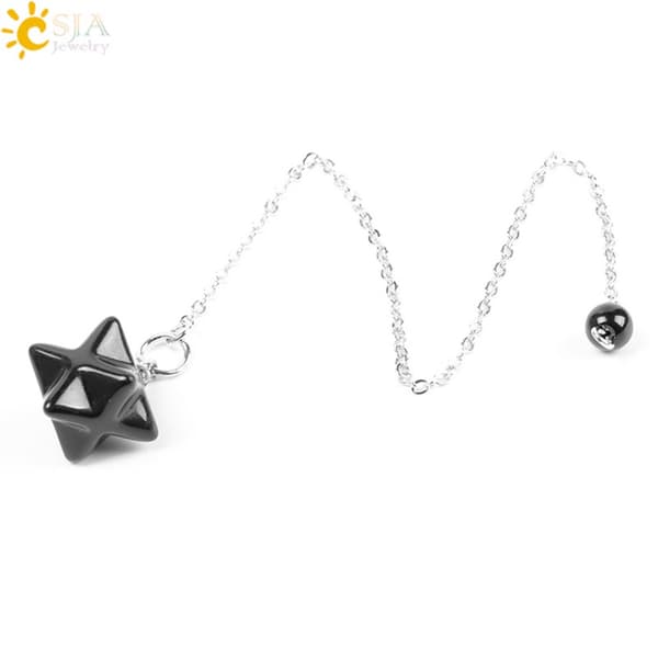 Merkabah Penduler Kvarts Pendul BLÅ SAND BLÅ SAND Blå Sand Blue Sand