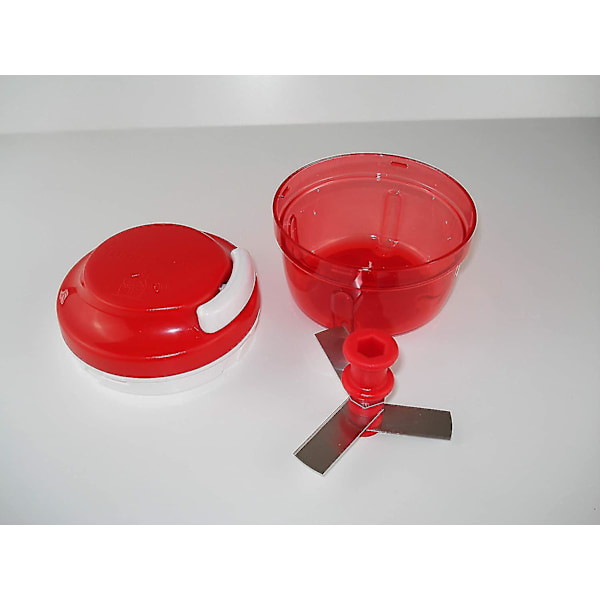 Tupperware Chop N Prep Chef i blå/rød farve